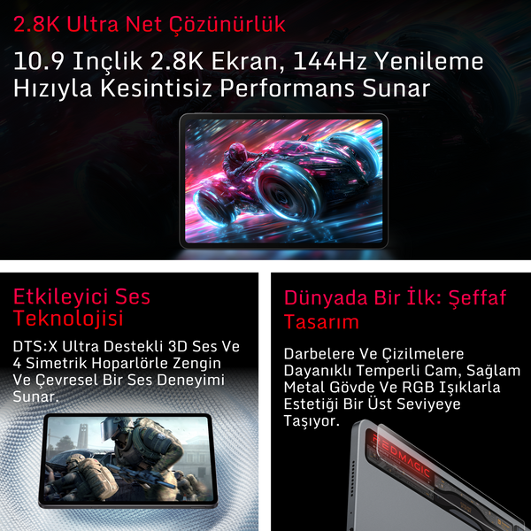 REDMAGIC Nova Oyun Tableti